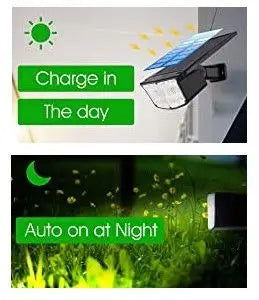 2 Pack 38 LEDs Solar Landscape Spotlights with 70deg; Adjustable Panel and IP65 Waterproof (White) Dropli, Home & Garden > Garden Lights, 2-pack-38-leds-solar-landscape-spotlights-with-70-deg