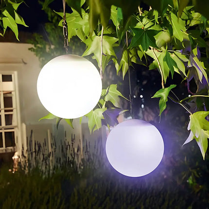 Solar-powered garden lights providing energy-efficient illumination for patios and pathways.
