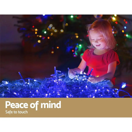 800 LED Christmas Icicle Lights White and Blue-Occasions > Lights-Dropli