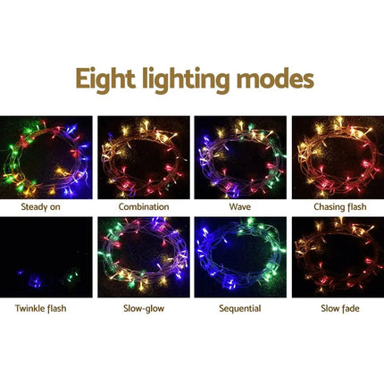 800 LED Christmas Icicle Lights Mutlicolour-Occasions > Lights-Dropli