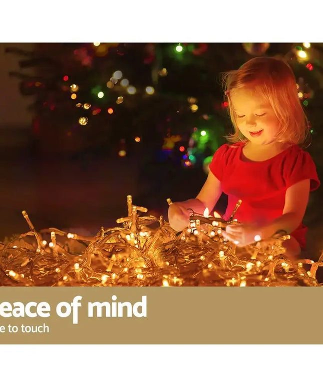 800 LED Christmas Icicle Lights Warm White-Occasions > Lights-Dropli