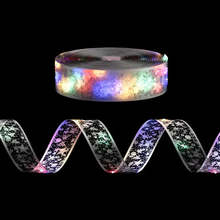 Illuminated decorative ribbon from 20M Christmas Lights Ribbon Fairy Light 200 LED Jollys