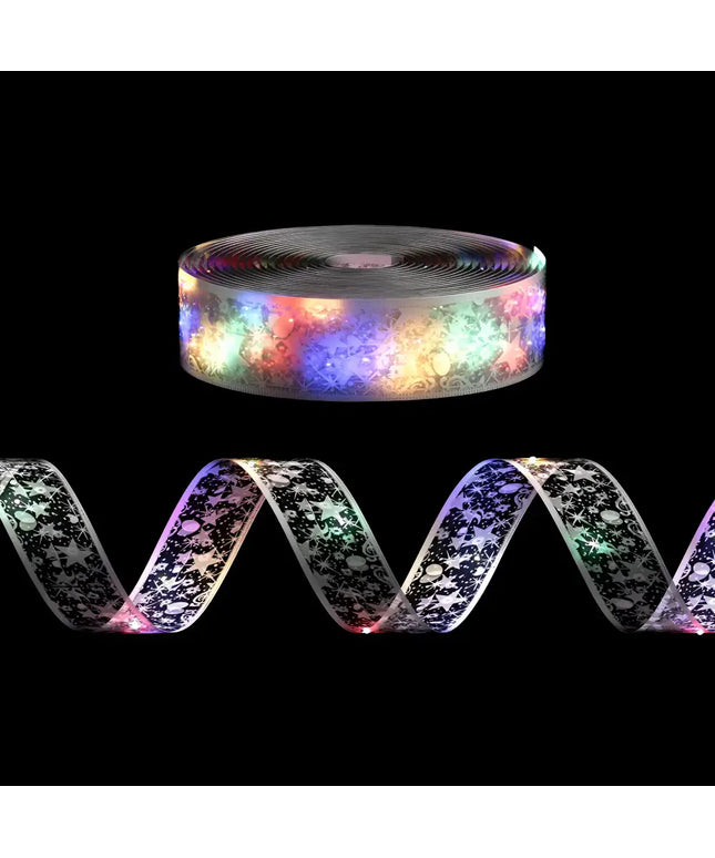 Illuminated decorative ribbon from 20M Christmas Lights Ribbon Fairy Light 200 LED Jollys
