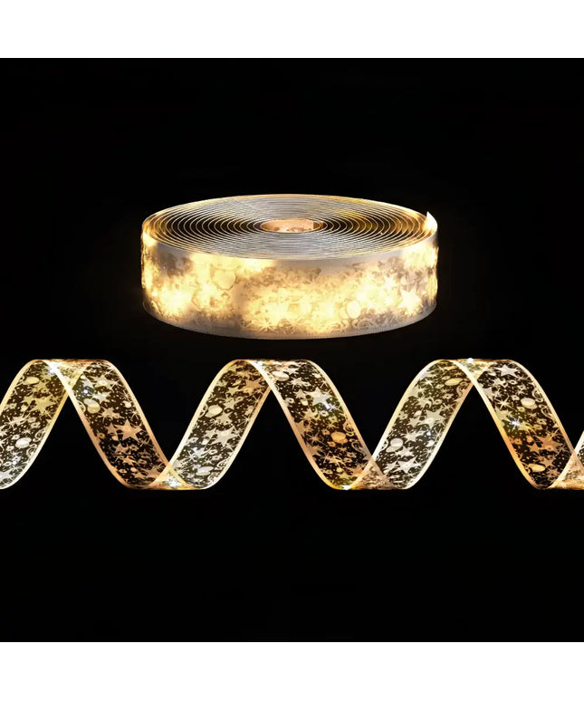 Decorative LED light strip from 20M Christmas Lights Ribbon Fairy Light 200 LED Warm Jingle Jollys
