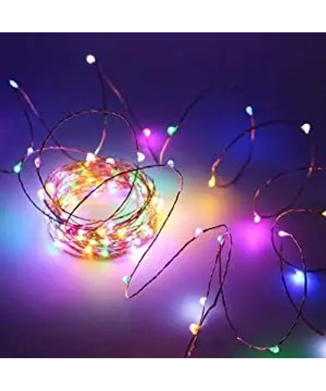 20M Multi Colour Solar Powered Outdoor Fairy Lights with 8 Lighting Modes - Home & Garden > Lighting > Outdoor Lights
