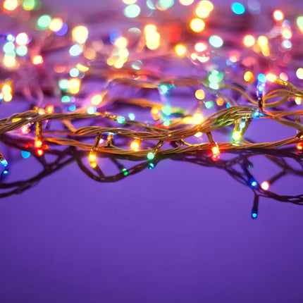 20M Solar Powered Outdoor Fairy Lights - Multicoloured - Home & Garden > Lighting > Night Lights & Ambient Lighting