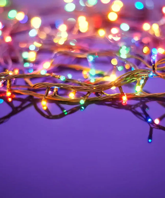 20M Solar Powered Outdoor Fairy Lights - Multicoloured - Home & Garden > Lighting > Night Lights & Ambient Lighting