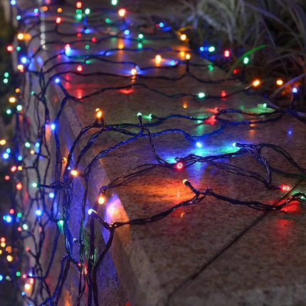 20M Solar Powered Outdoor Fairy Lights - Multicoloured - Home & Garden > Lighting > Night Lights & Ambient Lighting