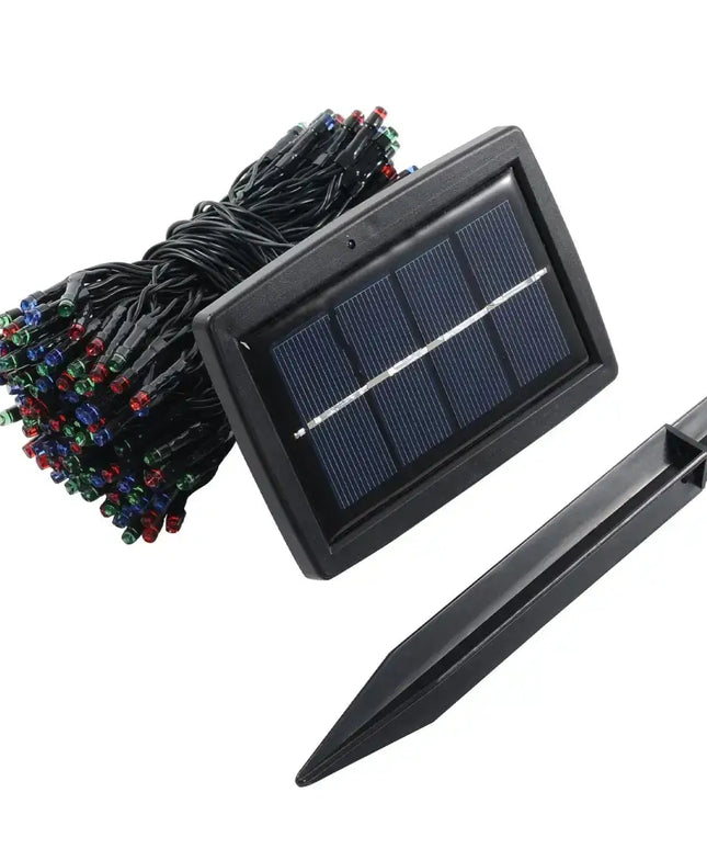 20M Solar Powered Outdoor Fairy Lights - Multicoloured - Home & Garden > Lighting > Night Lights & Ambient Lighting