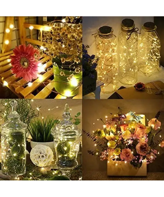 20M Solar Powered Outdoor Fairy Lights with 8 Lighting Modes - Home & Garden > Lighting > Outdoor Lights