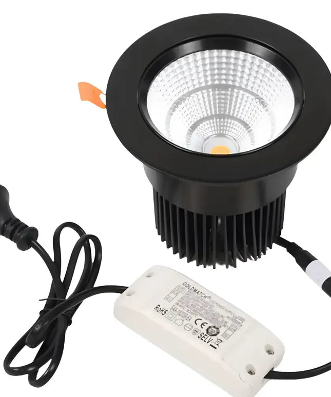 20W COB Tilt Tri Colour Dimmable LED Downlight 120mm cut out