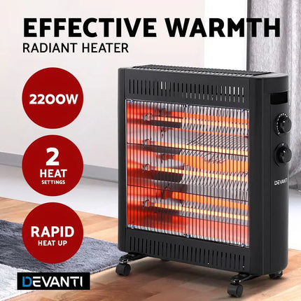 2200W Infrared Heater Radiant Heaters - Appliances > Heaters