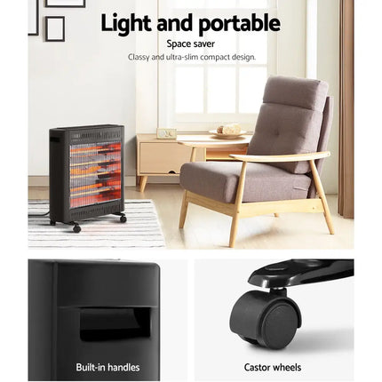 2200W Infrared Heater Radiant Heaters - Appliances > Heaters