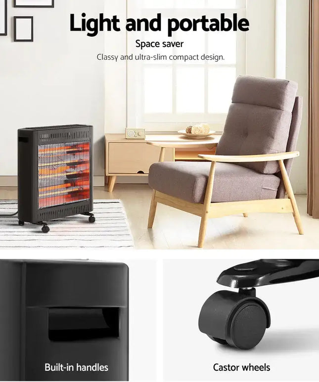 2200W Infrared Heater Radiant Heaters - Appliances > Heaters