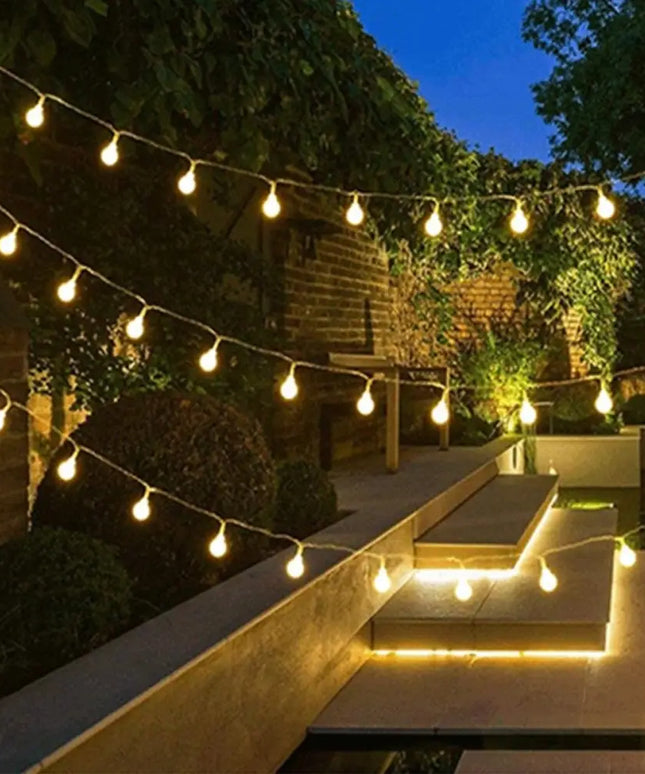 Sansai 20 Bulbs 23M LED Waterproof Festoon String Lights Kit Dropli, Home & Garden > Lighting, sansai-20-bulbs-23m-festoon-string-lights-led-waterproof-outdoor-christmas-party