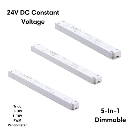 24V Domus Slim 5-in-1 Dimmable LED Driver for Indoor - POWER SUPPLIES