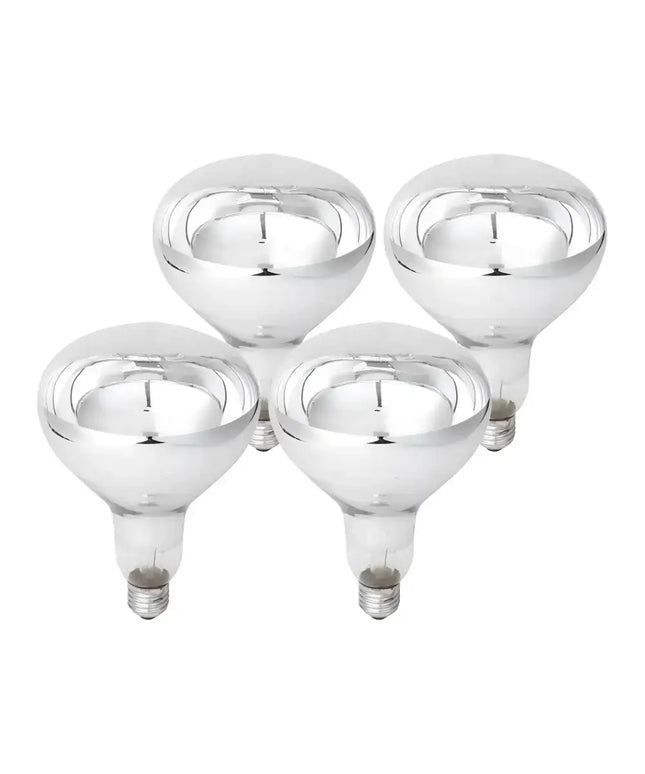 Four Pack 275W Heat Globe For IXL Bathroom Fittings Dropli, infra red heat lamp, four-pack-275w-heat-globe-for-ixl-bathroom-fittings
