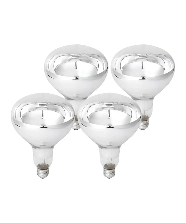 Four Pack 275W Heat Globe For IXL Bathroom Fittings Dropli, infra red heat lamp, four-pack-275w-heat-globe-for-ixl-bathroom-fittings