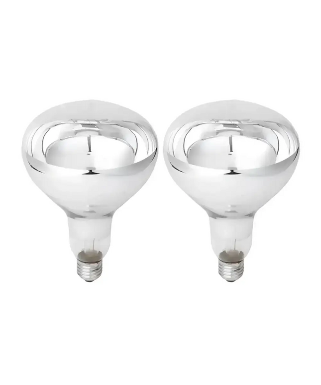 Twin Pack 275W Heat Globe For IXL Bathroom Fittings-infra red heat lamp-Dropli