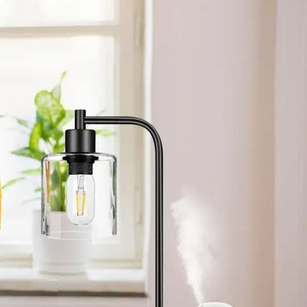 2x Pack Dimmable Industrial Table Lamp with 2 USB Port Dropli, Home & Garden > Lighting, 2x-pack-industrial-table-lamp