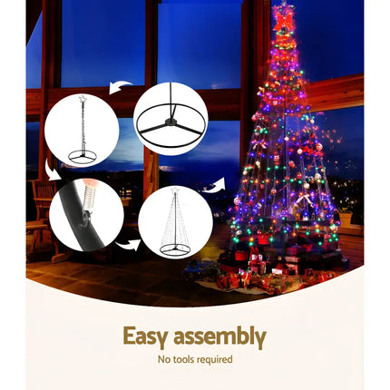 Assembly instructions for 3.6M Christmas Tree with 400 LED Solar Jingle Jollys