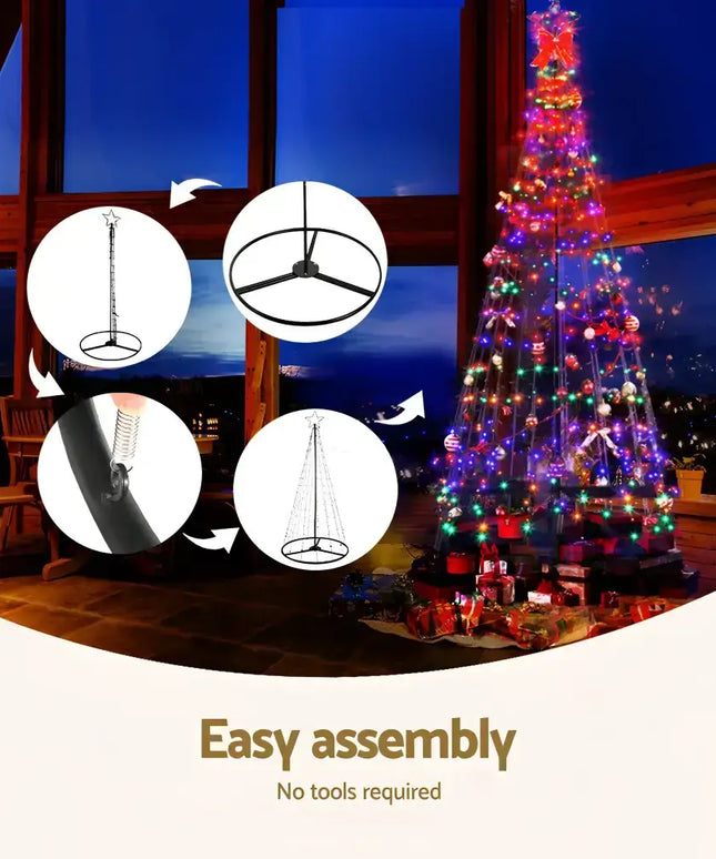 Assembly instructions for 3.6M Christmas Tree with 400 LED Solar Jingle Jollys