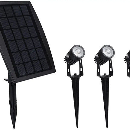 3 x LED Spotlights Powered Solar Garden Lights Outdoor Waterproof (Warm White) Dropli, Home & Garden > Garden Lights, 3-x-led-spotlights-powered-solar-garden-lights-outdoor-waterproof-warm-wh