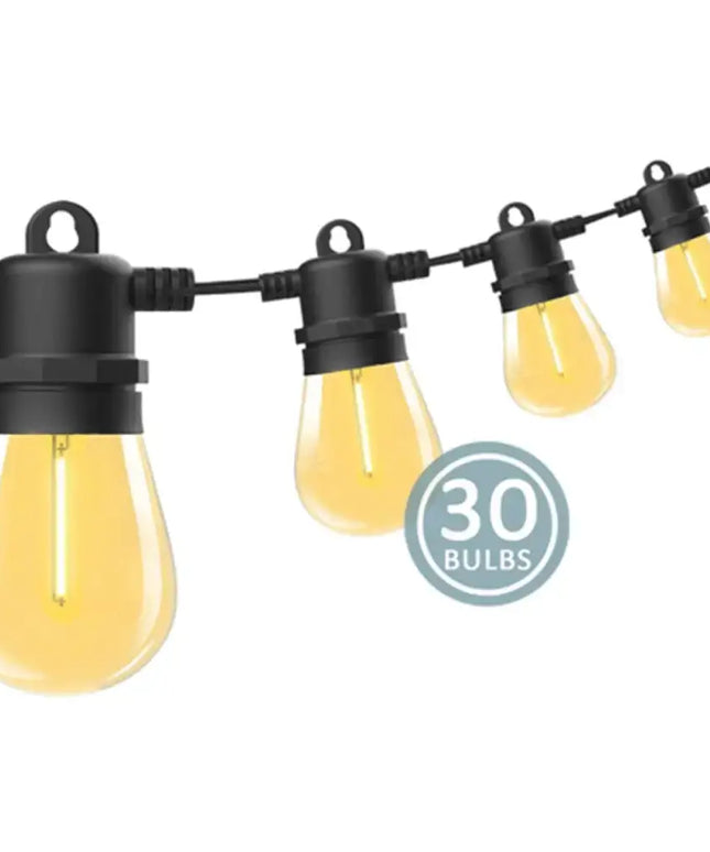 Sansai 30 Bulbs 32M LED Waterproof Festoon String Lights Kit Dropli, Home & Garden > Lighting, sansai-30-bulbs-32m-festoon-string-lights-led-waterproof-outdoor-christmas-party