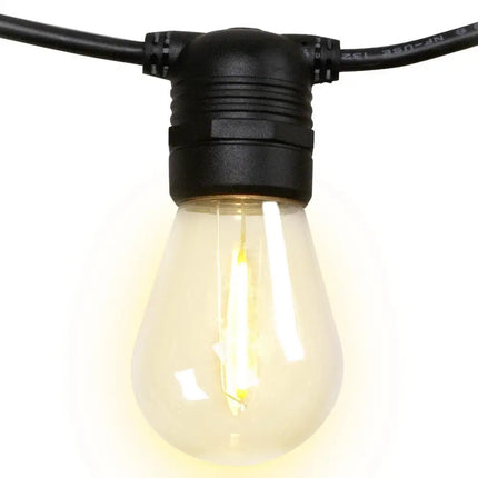 32m LED Festoon String Lights 30 S14 Bulbs Plug in Kits Dropli, Occasions > Lights, jingle-jollys-32m-led-festoon-string-lights-30-bulbs-kits-wedding-party-christmas-s14