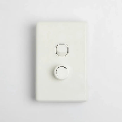 350VA Trailing Edge LED Rotary Dimmer | White