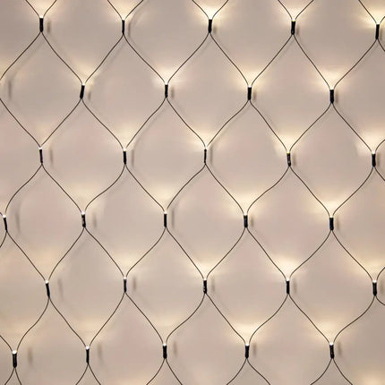 Net of warm white fairy lights from 360 LED Connectable Net Lights in Warm White color