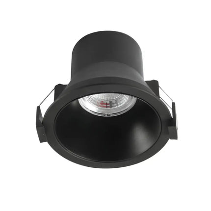 Black 3A 10W Deep Recessed Trimless LED Downlight Anti-Glare