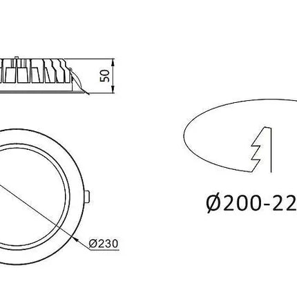 3A Lighting 30W & 40W Dual Wattage Downlight 3A, LED Downlight, 3a-lighting-30w-40w-dual-wattage-downlight