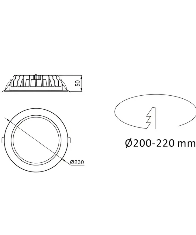 3A Lighting 30W & 40W Dual Wattage Downlight 3A, LED Downlight, 3a-lighting-30w-40w-dual-wattage-downlight