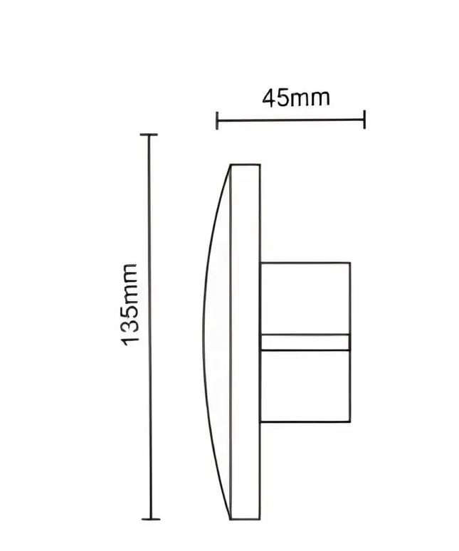 3A Lighting 6W LED Moonlight Tri-Colour Wall Light-Lighting-3A