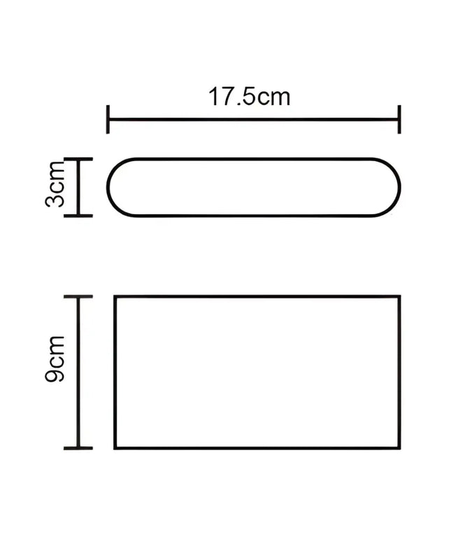 3A Lighting Ultra Slim Wall Light Tri-Colour (ST365/TC) 3A, Lighting, 3a-lighting-ultra-slim-wall-light-tri-colour-st365-tc