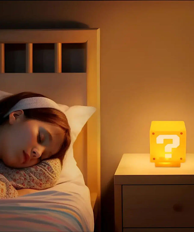 LED Question Mark Night Light with Music and USB Charging