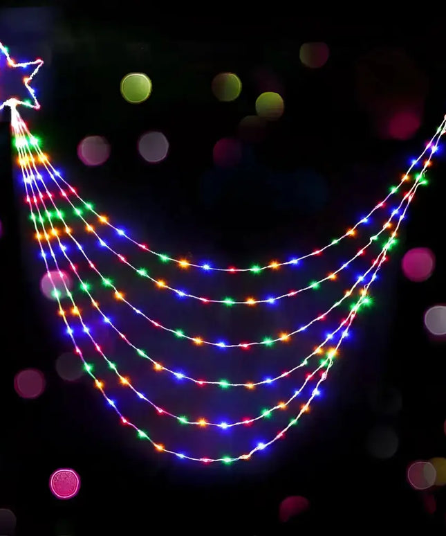 3M Christmas Curtain Fairy Lights String 480 LED Party kit Dropli, Occasions > Christmas, jingle-jollys-3m-christmas-curtain-fairy-lights-string-480-led-party-wedding