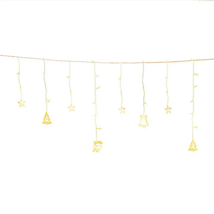 3M Icicle 138 Warm White LED Christmas Lights - Occasions > Christmas > Outdoor Decorations & Lights