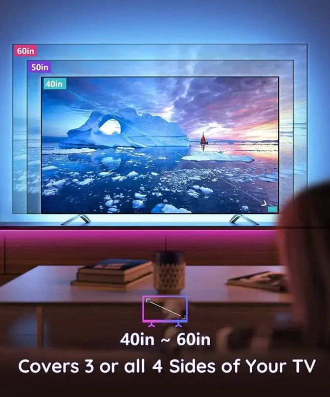 3M LED Strip Lights Rope Light for TV, Gaming and Computer (Lights Strip App with Remote Control) Dropli, Electronics > Computer Accessories, 3m-led-strip-lights-rope-light-for-tv-gaming-and-