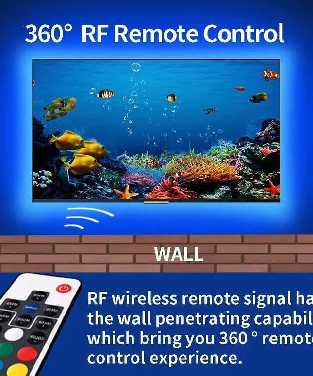 3M LED Strip Lights Rope Light for TV, Gaming and Computer (Lights Strip App with Remote Control) Dropli, Electronics > Computer Accessories, 3m-led-strip-lights-rope-light-for-tv-gaming-and-