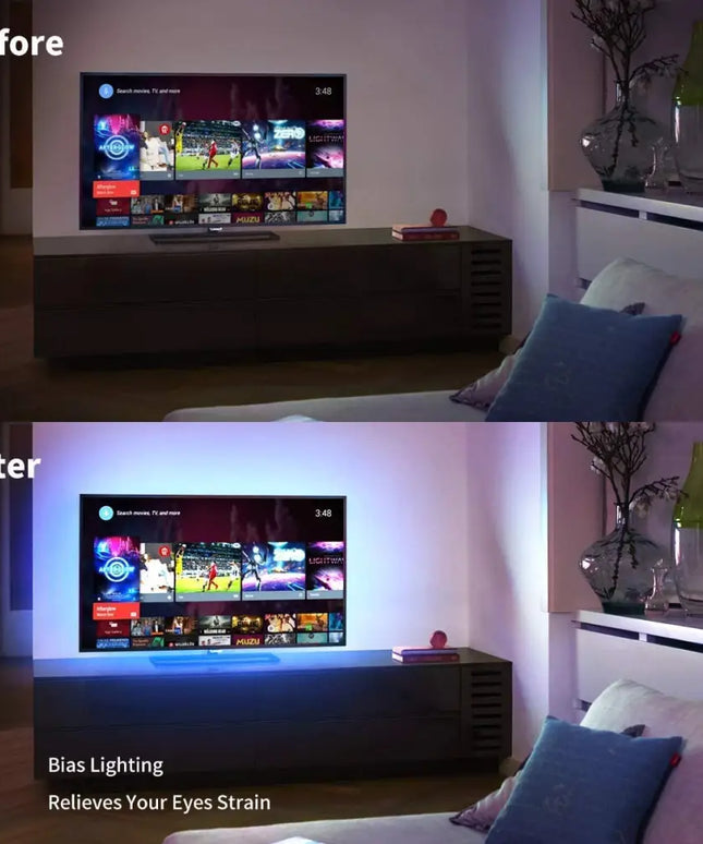 3M LED Strip Lights Rope Light for TV, Gaming and Computer (Lights Strip App with Remote Control) Dropli, Electronics > Computer Accessories, 3m-led-strip-lights-rope-light-for-tv-gaming-and-