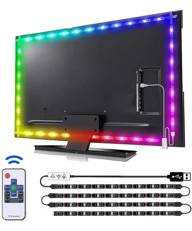3M LED Strip Lights Rope Light for TV, Gaming and Computer (Lights Strip App with Remote Control) Dropli, Electronics > Computer Accessories, 3m-led-strip-lights-rope-light-for-tv-gaming-and-
