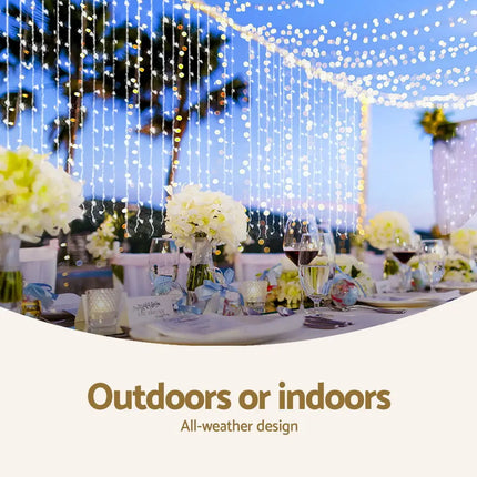 3X6M Christmas Curtain Light Cool White 600 LED - Occasions > Christmas > Outdoor Decorations & Lights