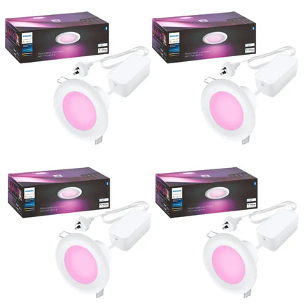4 Pack Philips Hue Akari White Colour & Ambience Downlight 90mm - Home & Garden > Lighting > Ceiling Lights
