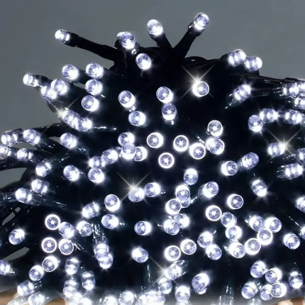 Tangled string of white LED lights from 400 LED Flashing Lights available in 5 Colors Multicolor