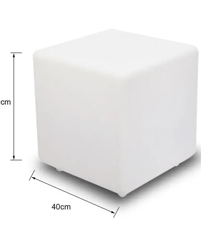 40CM OUTDOOR SOLAR CUBE RGB LED Light Solar Charging IP65 Dropli, Solar Garden, 40cm-outdoor-solar-cube-rgb-led-light-solar-charging-ip65