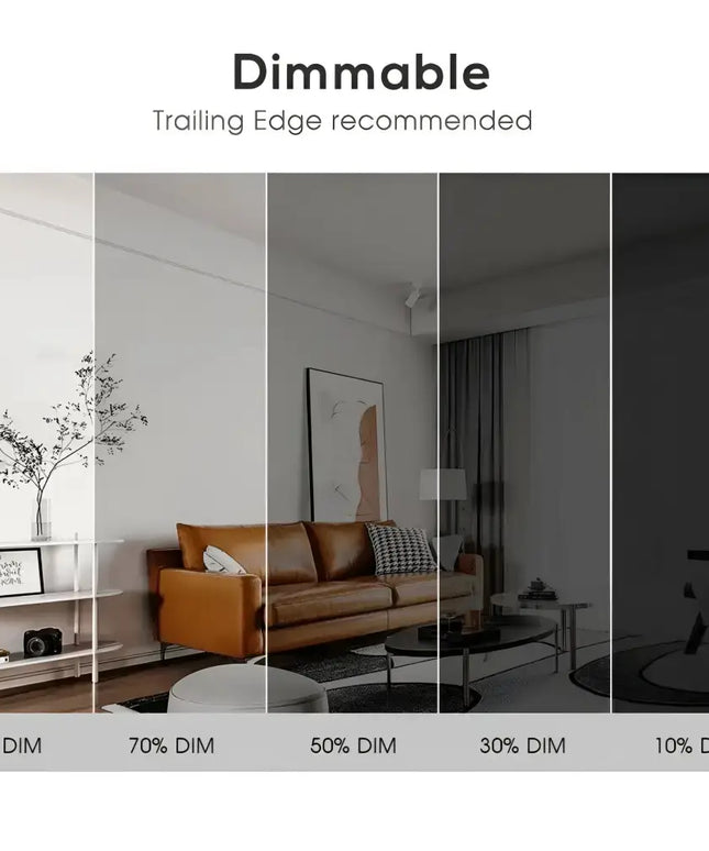 40W Tri-Colour Dimmable LED Downlight 190-220mm cut out