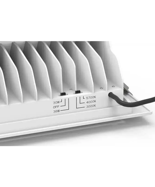 Infinite 113 40W Tri-Colour Selectable LED Rectangular Shoplighter-Commercial-COPY