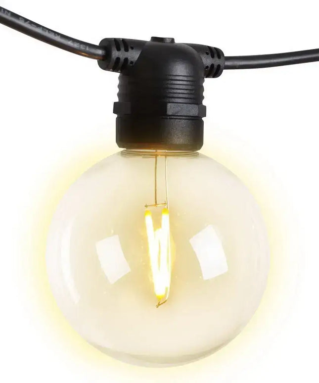 41m LED Festoon String Lights 40 G80 Bulbs Plug in Kit Dropli, Occasions > Lights, jingle-jollys-41m-led-festoon-string-lights-40-bulbs-kits-wedding-party-christmas-g80